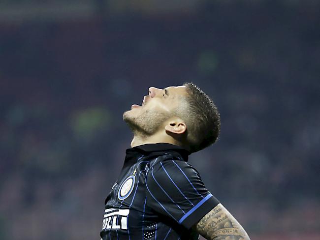 Inter Mailands Matchwinner Mauro Icardi