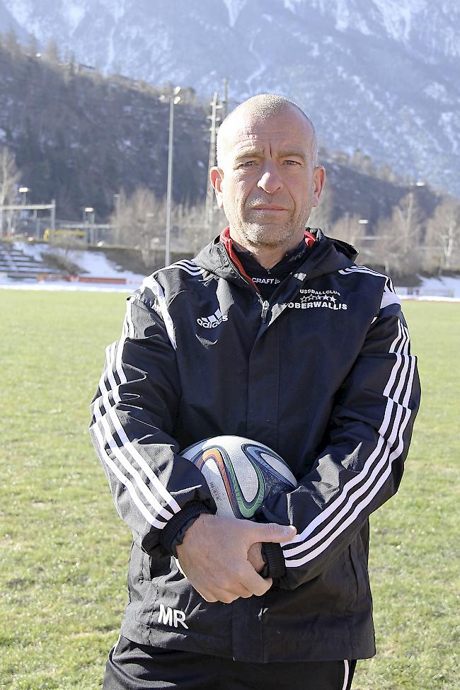 Trainer Roger Meichtry und der FC Oberwallis muss bis zum Schluss um den Klassenerhalt kämpfen.