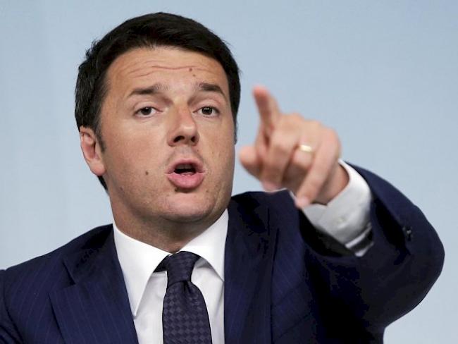 Renzi: Neues Gesetz stabilisiert Politik (Archiv)