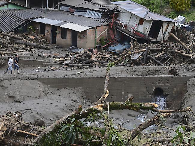 Die Zahl der Toten nach Erdrutsch in Kolumbien ist auf 92 gestiegen