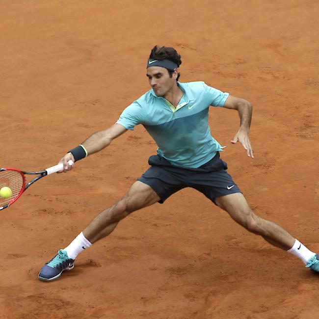 Federer vor seinem Grand-Slam-Einsatz auf Pariser Sand