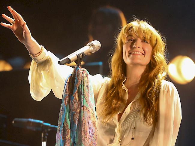 Florence Welch der britischen Band Florence And The Machine enttäuscht ihre Fans nicht (Archiv)
