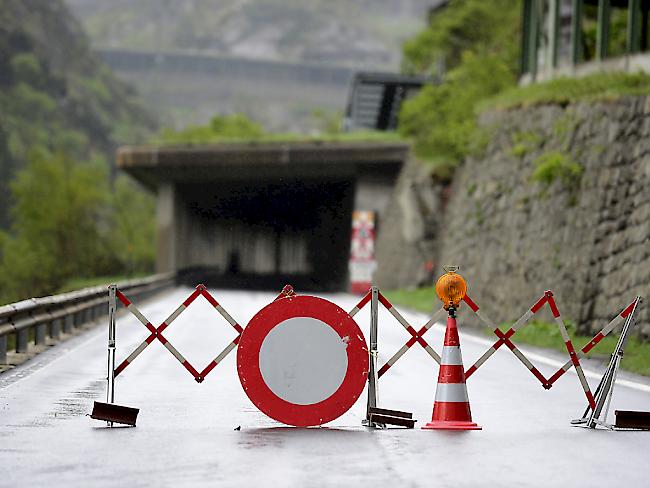 Die Schöllenenstrasse zwischen Göschenen und Andermatt bleibt auch während der 79. Tour de Suisse (13. bis 21. Juni) gesperrt