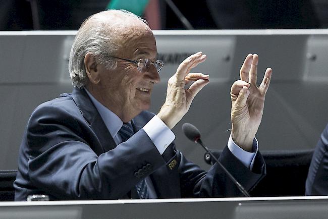 Sepp Blatter ist für eine weitere Periode Präsident der FIFA (Symbolbild).