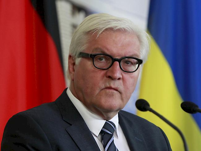 Verspricht den Ukraine-Flüchtlingen mehr Hilfe: Deutschlands Aussenminister Frank-Walter Steinmeier (Archiv)